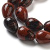 Natural Mahogany Obsidian  Beads Strands G-B106-A17-02-4