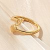 Brass Cuff Rings for Women RJEW-U044-J-3