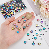   Electroplated Glass Beads and Glass Seeed Beads GLAA-PH0003-51-3