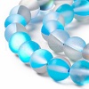 Synthetic Moonstone Beads Strands G-E573-01B-22-4