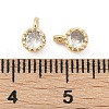 Brass Pave Cubic Zirconia Pendants KK-H204-03KCG-01-3