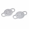 Halloween Theme Expression 304 Stainless Steel Links Connectors STAS-N095-068-2