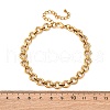 304 Stainless Steel Ring Link Chain Anklets AJEW-A057-11G-5