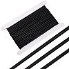 BENECREAT 10M Round Satin Tape with Cotton Cord Inside OCOR-BC0007-35A-1