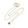 304 Stainless Steel Geometric Pendant Necklaces for Women NJEW-M106-02C-G-4