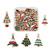 50Pcs 5 Style Alloy Enamel Pendants ENAM-LS0001-46-RS-1