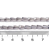 Transparent Electroplate Glass Beads Strands EGLA-H107-02A-PL06-2