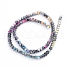 Electroplated Non-magnetic Synthetic Hematite Beads Strands G-L562-08B-3