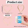 DICOSMETIC Brass Linking Rings KK-DC0001-74-2