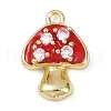 Brass Micro Pave Cubic Zirconia Pendants KK-R224-03C-G-1