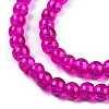 Crackle Glass Beads Strands X-CCG-Q001-4mm-08-2
