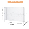 2-Tier Transparent Acrylic Minifigures Display Case ODIS-WH0061-50B-2