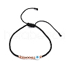 Adjustable Resin Evil Eye & Plastic & Miyuki Seed Braided Beaded Bracelet for Women BJEW-O187-07A-1