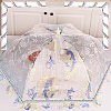 Sparkle Polyester Lace Ribbon OCOR-WH0080-34D-6
