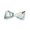 Electroplated Glass Pendants EGLA-M029-05-03-3