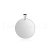 Tarnish Resistant 201 Stainless Steel Pendants STAS-S105-T592-25-1-1