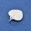 925 Sterling Silver Heart with Capital Letter Charms STER-S009-13V-S-2