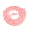 Baking Painted Glass Beads Strands DGLA-N007-01C-2