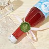 Brass Wax Seal Stamps with Wood Handle AJEW-WH0412-0106-5
