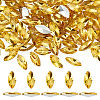 100Pcs Glass Rhinestone Cabochons RGLA-FG0001-25C-1