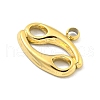 Real 18K Gold Plated PVD Vacuum Plating 304 Stainless Steel Pendants STAS-L278-002G-04-2