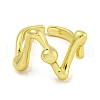 Brass Cuff Rings for Women RJEW-E294-05G-03-2