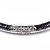 PVC Plastic Buddhist Bangle Sets BJEW-T008-16A-4