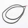 Grade AB Non-magnetic Synthetic Hematite Beads Strands G-P209-02-2mm-2
