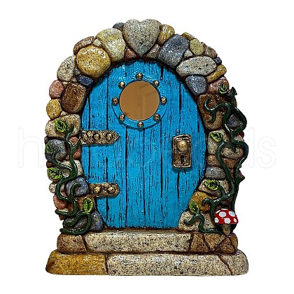 Dollhouse Wood Fairy Garden Door PW-WG12545-11-1