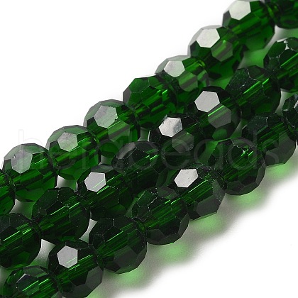 Transparent Glass Beads EGLA-A035-T6mm-D10-1