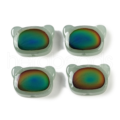Two Tone Glass Mood Beads GLAA-Z007-09E-1