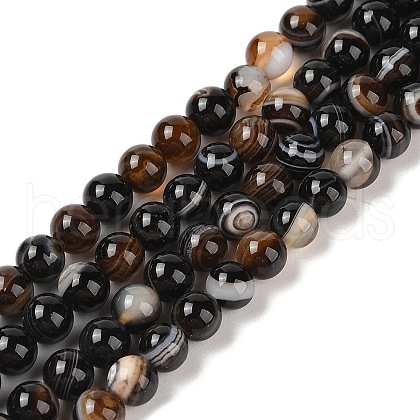 Natural Banded Agate G-Q194-C02-01A-1