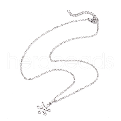 Non-Tarnish 201 Stainless Steel Pendants Necklace NJEW-JN04863-1