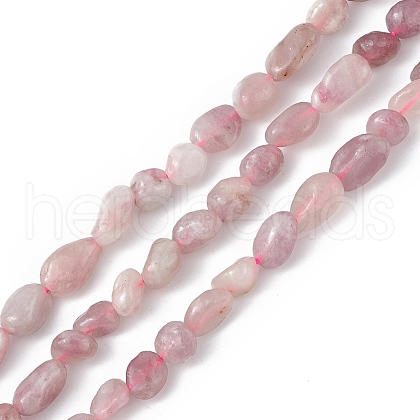 Natural Plum Blossom Tourmaline Beads Strands G-B039-01B-1
