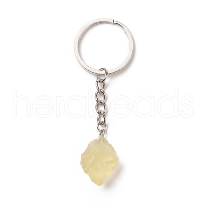 Natural Citrine Keychain G-E155-04P-03-1