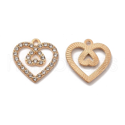 Alloy Rhinestone Pendants FIND-G055-11G-1