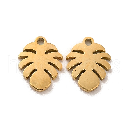 Ion Plating(IP) 304 Stainless Steel Charms STAS-M089-39G-1