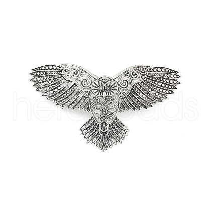 Viking Style Zinc Alloy Snap Hair Clips For Women PHAR-B090-01AS-03-1