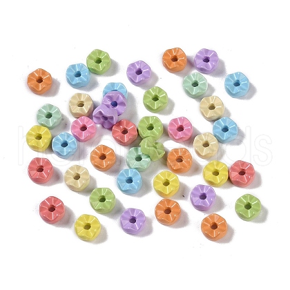 Spray Paint Alloy Beads PALLOY-H145-12-1