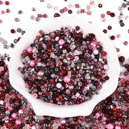 Electroplate Glass Seed Beads GLAA-SZC0007-09-1