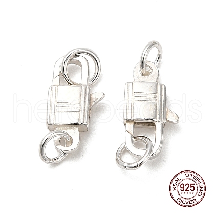 925 Sterling Silver Lobster Claw Clasps STER-D006-20S-1