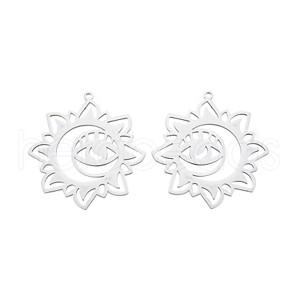 Non-Tarnish 201 Stainless Steel Pendants STAS-N090-LA899-1-1