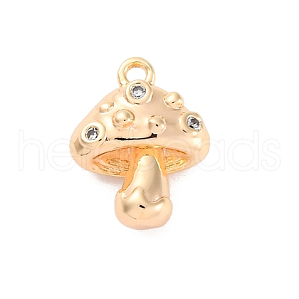 Brass Micro Pave Cubic Zirconia Pendants KK-D288-08G-1