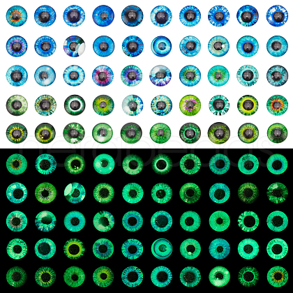   1 Bag Flatback Glass Cabochons GGLA-PH0001-56-1