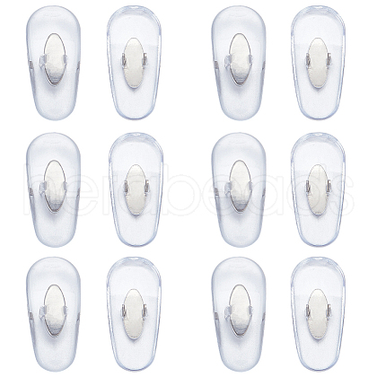 Silicone Eyeglasses Nose Pads AJEW-WH0258-891P-1