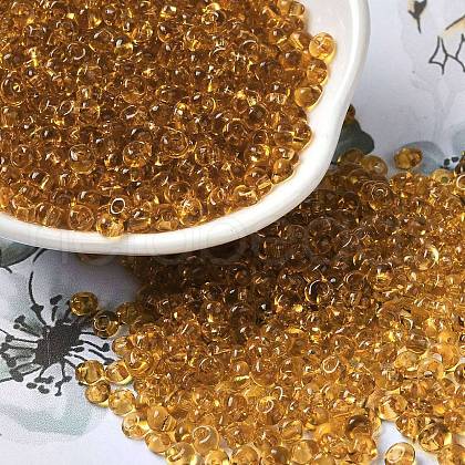 Transparent Colours Glass Seed Beads X1-SEED-P006-02A-15-1