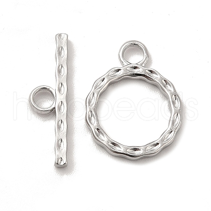 304 Stainless Steel Toggle Clasps STAS-F290-04P-1