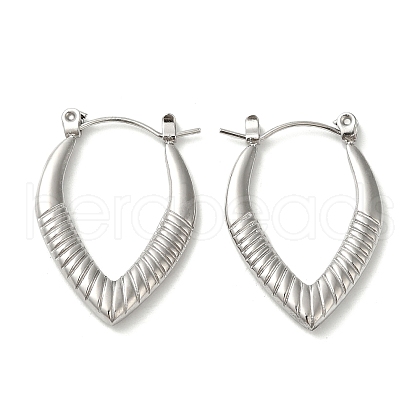 304 Stainless Steel Hoop Earrings for Women EJEW-Z026-31P-1