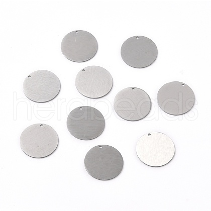 304 Stainless Steel Pendants STAS-F271-02E-P-1