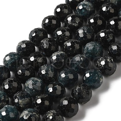 Natural Grade A Blue Tourmaline Beads Strands G-I362-01B-1